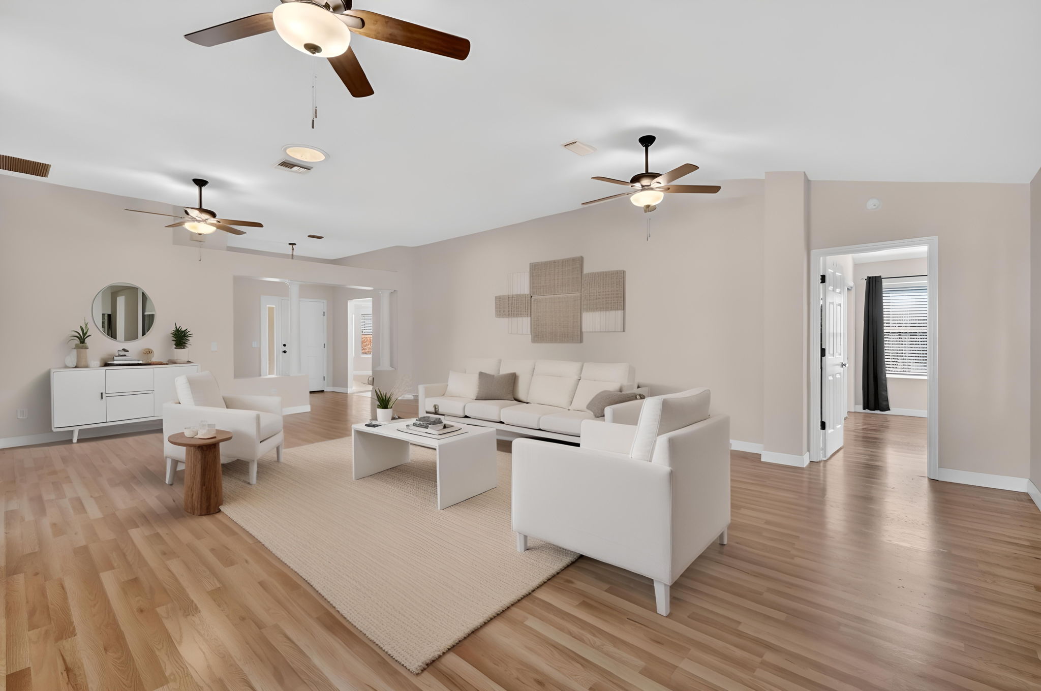 Living Room-Virtually Staged