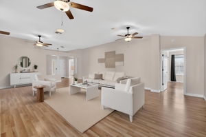 Living Room-Virtually Staged