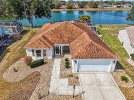 Aerial Front Elevation with Fabulous Water Views