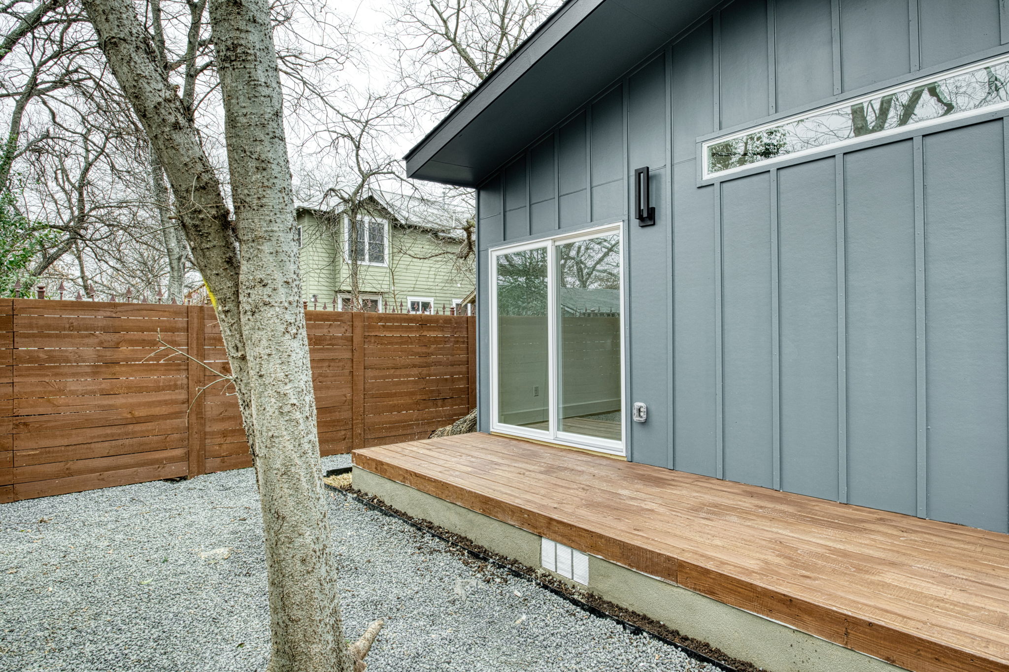 Back Deck on Outbuilding