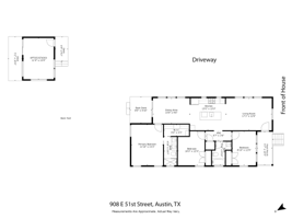 Floorplan of House with Outbuilding