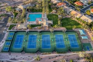 Aerial Tennis ~ Pool