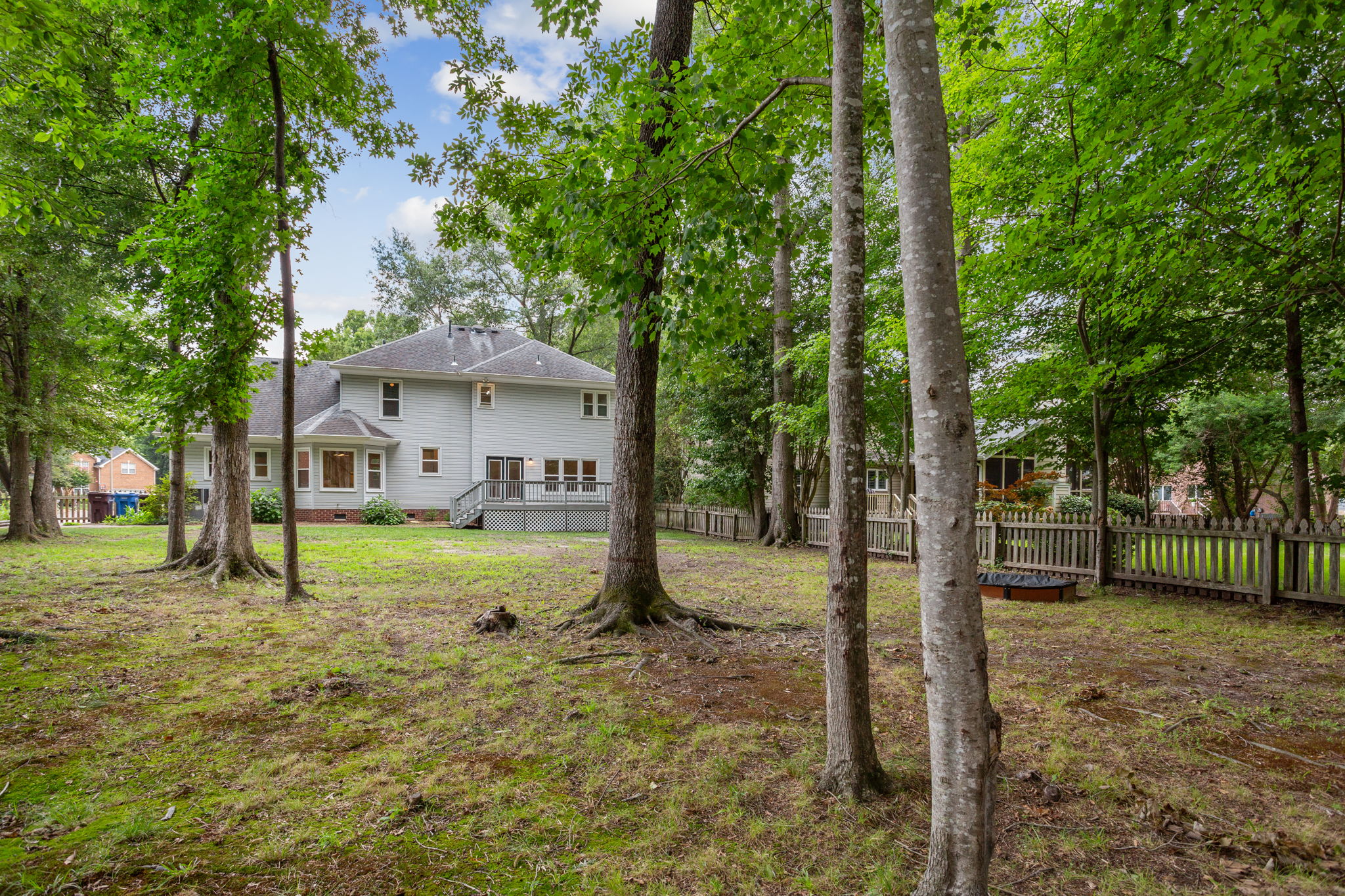Relax or play in this oversized backyard retreat.