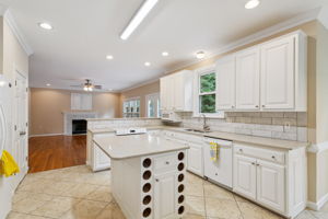 Lovely kitchen with abundant storage and counterspace.