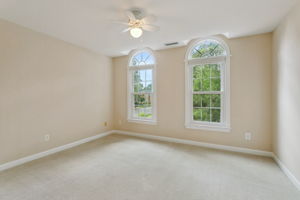 Well-sized bedroom with full-size closet space.