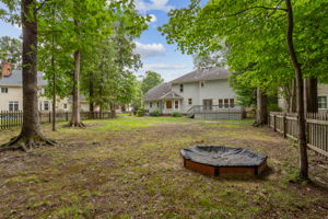 Large, private yard.
