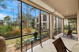 Lanai has electric hurricane shutters