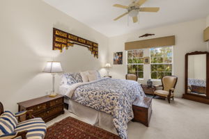 Spacious primary bedroom