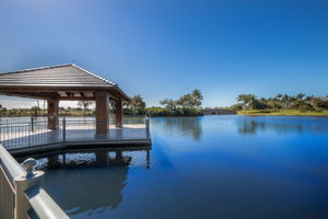 Club is lakeside with dock & gazebo for events or nature
