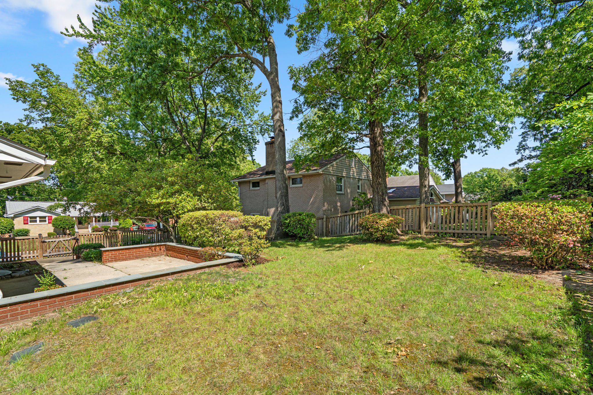 Rear Yard and Patio