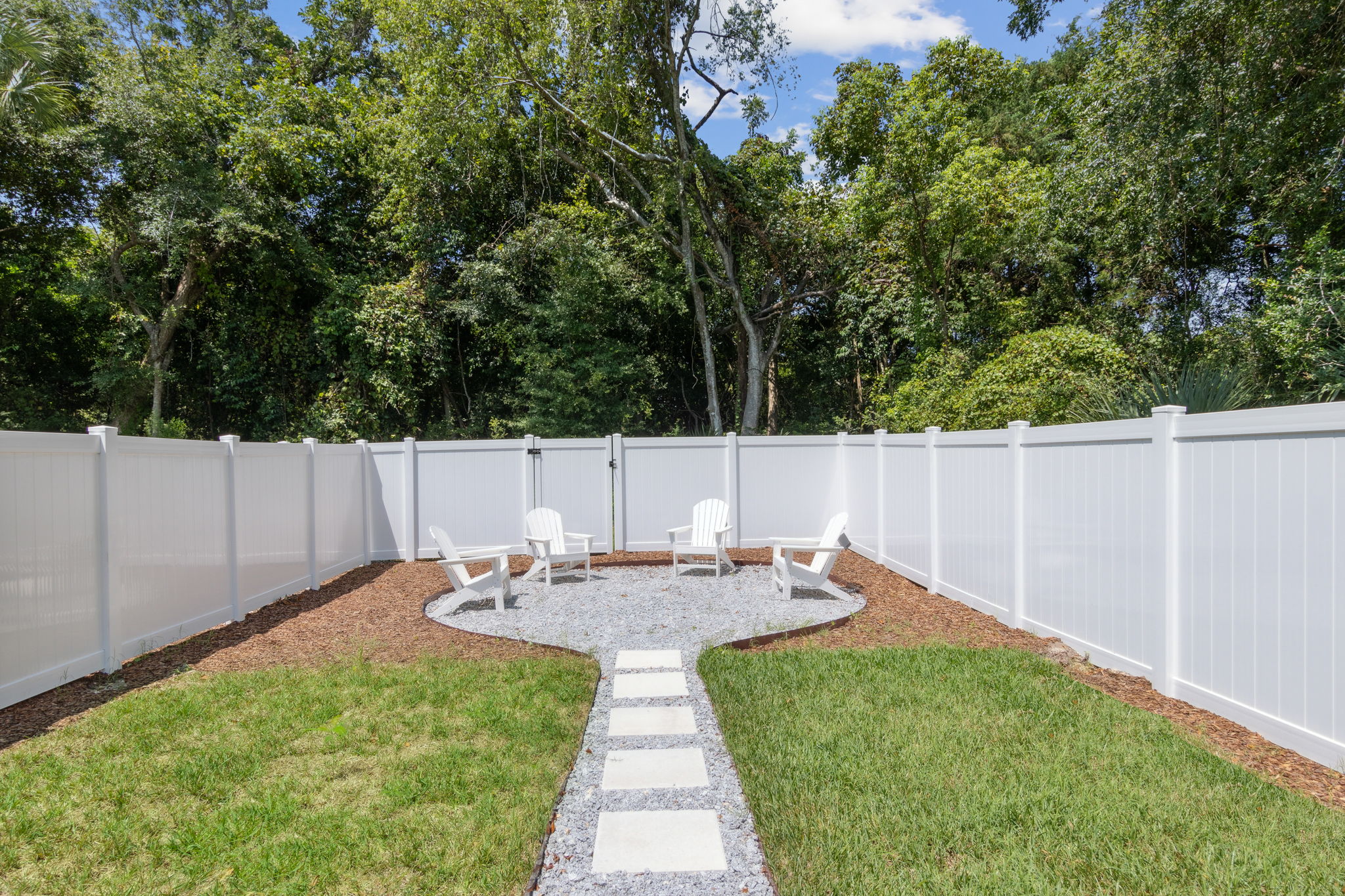 Firepit and additional plants/trees/bushes coming soon!