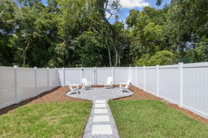 Firepit and additional plants/trees/bushes coming soon!