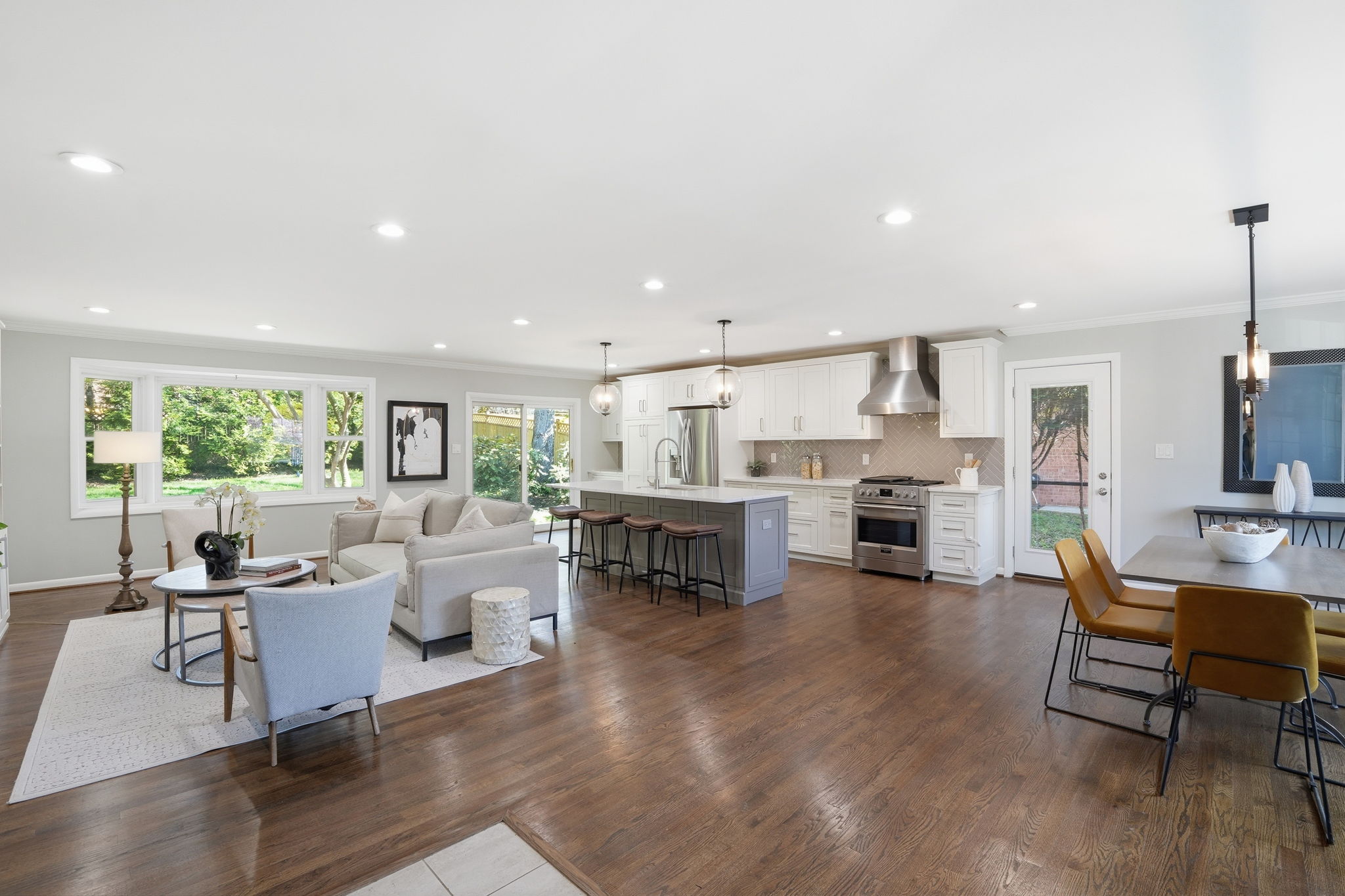 Open Concept Kitchen and Family Room