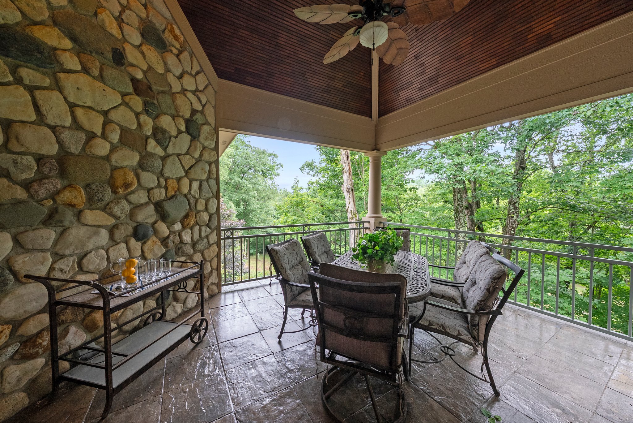 Covered Porch off Kitchen
