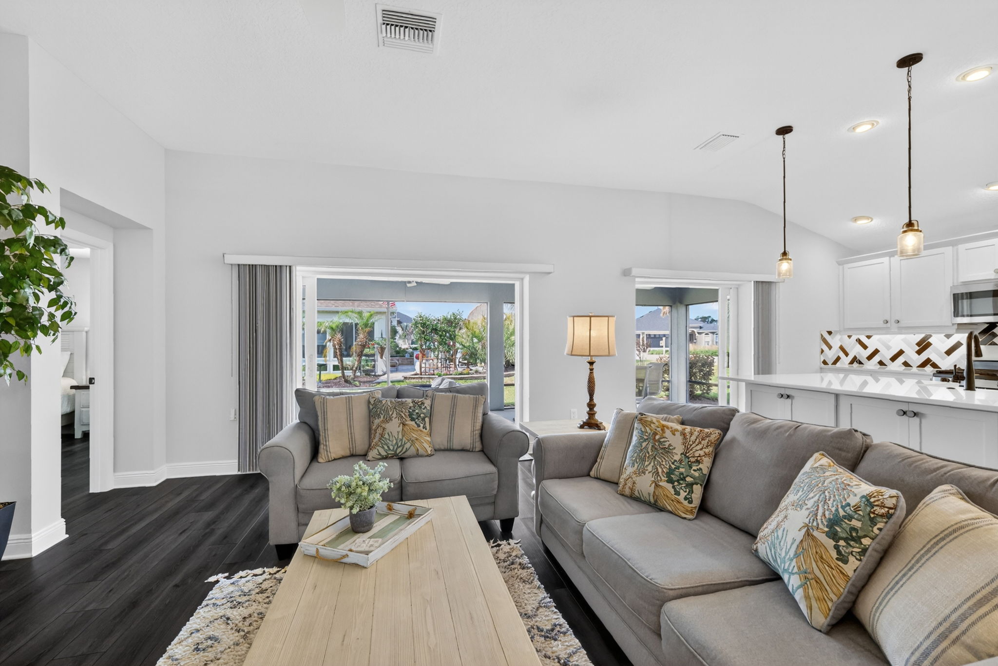 Living Room and Kitchen