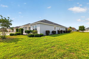 Front and Side Elevation with Large Corner Lot