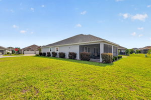 Rear and Side Elevation with Large Corner Lot
