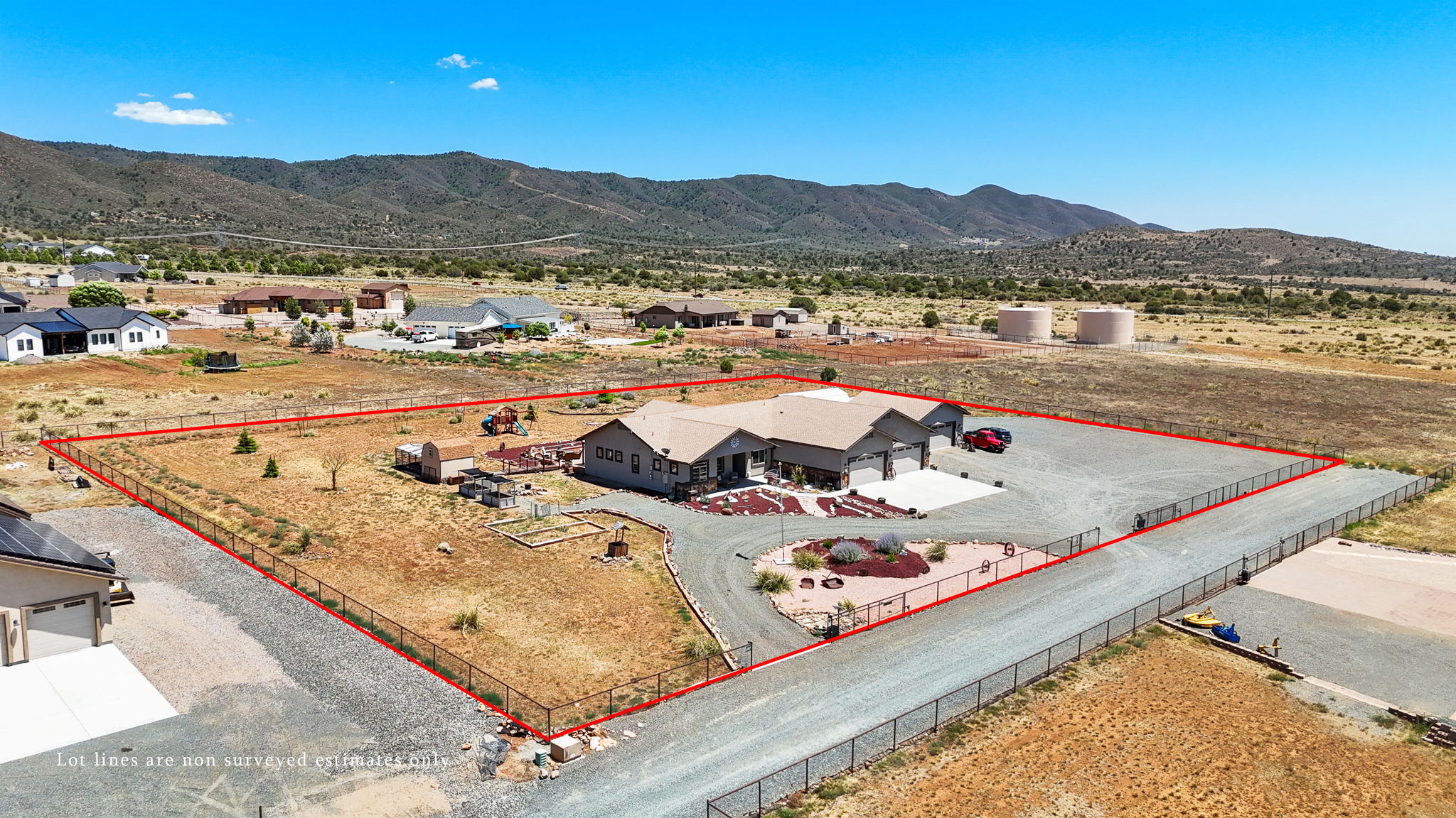 Aerial Side with Lot Lines