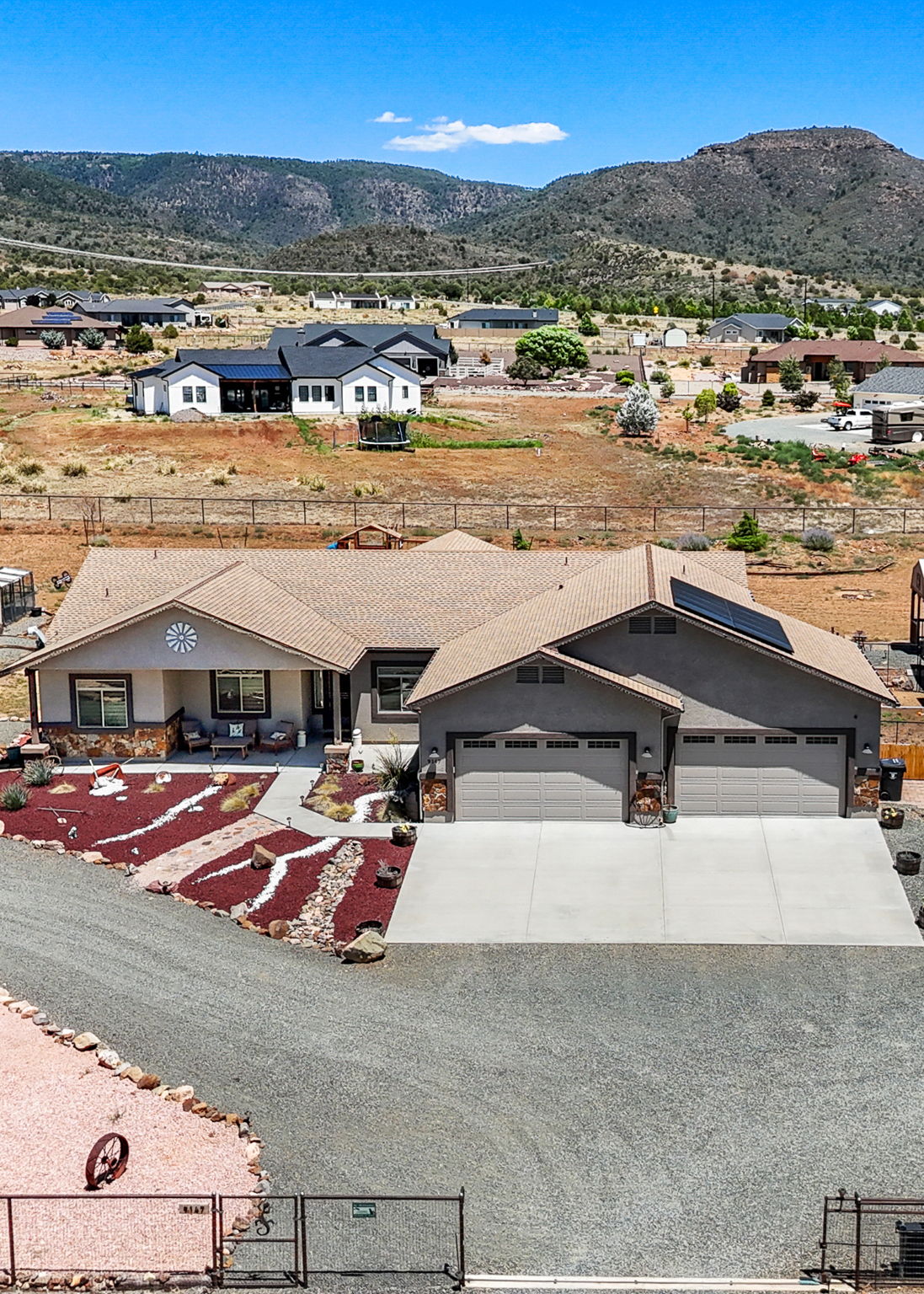 Aerial Front Vertical