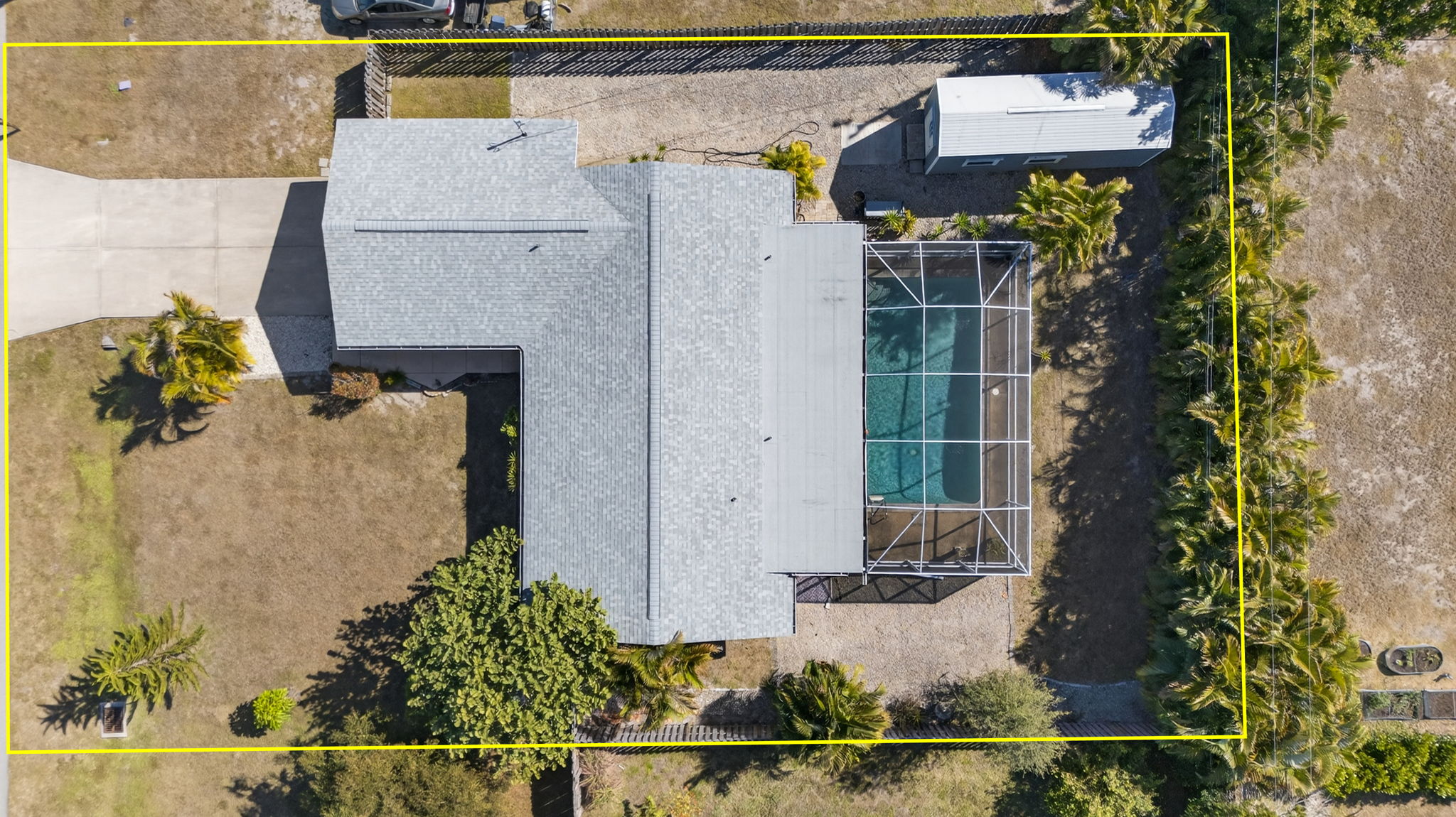 Aerial Overview - lot line