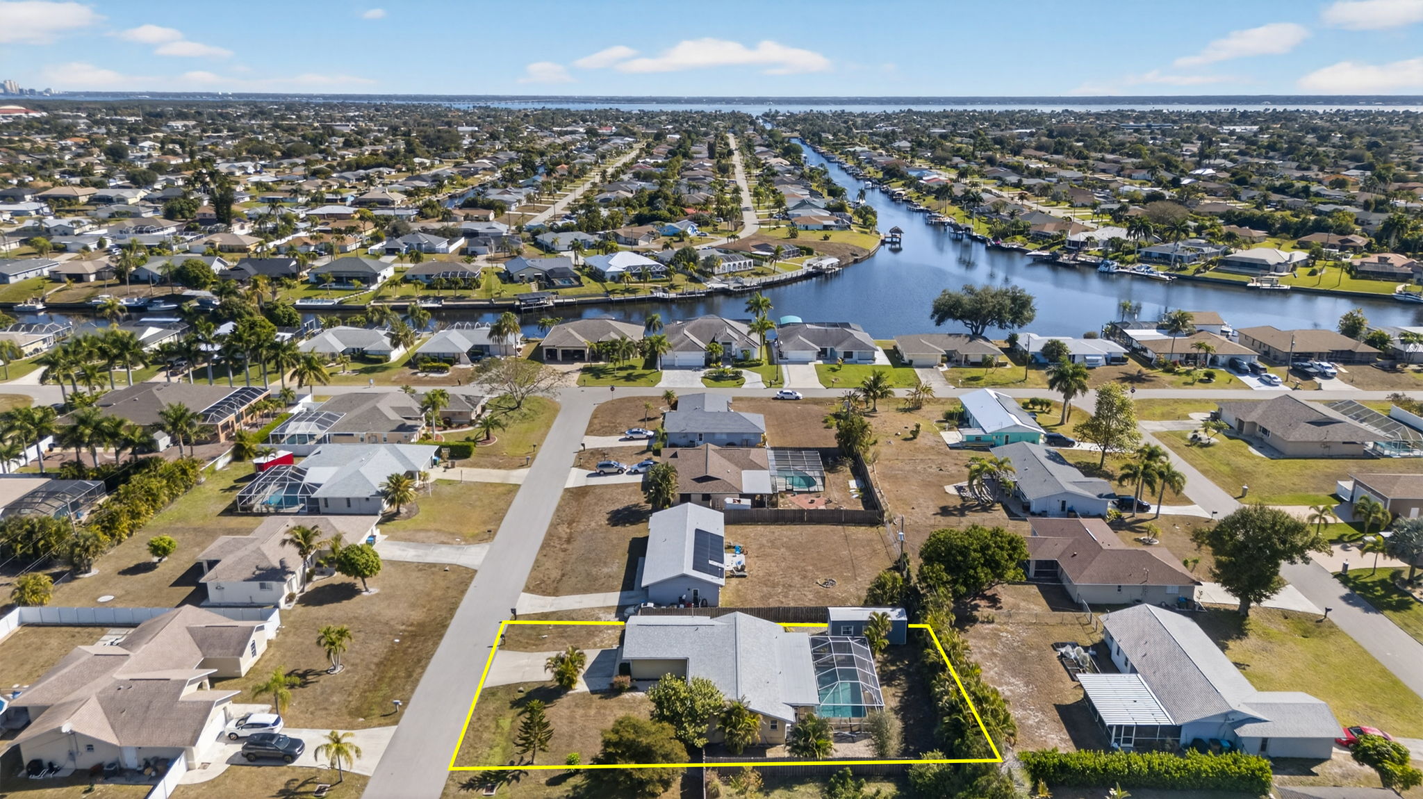 Aerial Side Exterior - lot line