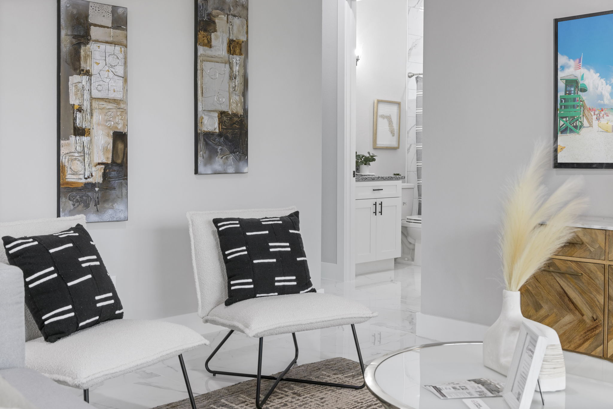 Living room - actual furniture