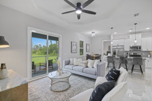 Living Room - Impact windows & doors - Actual furniture