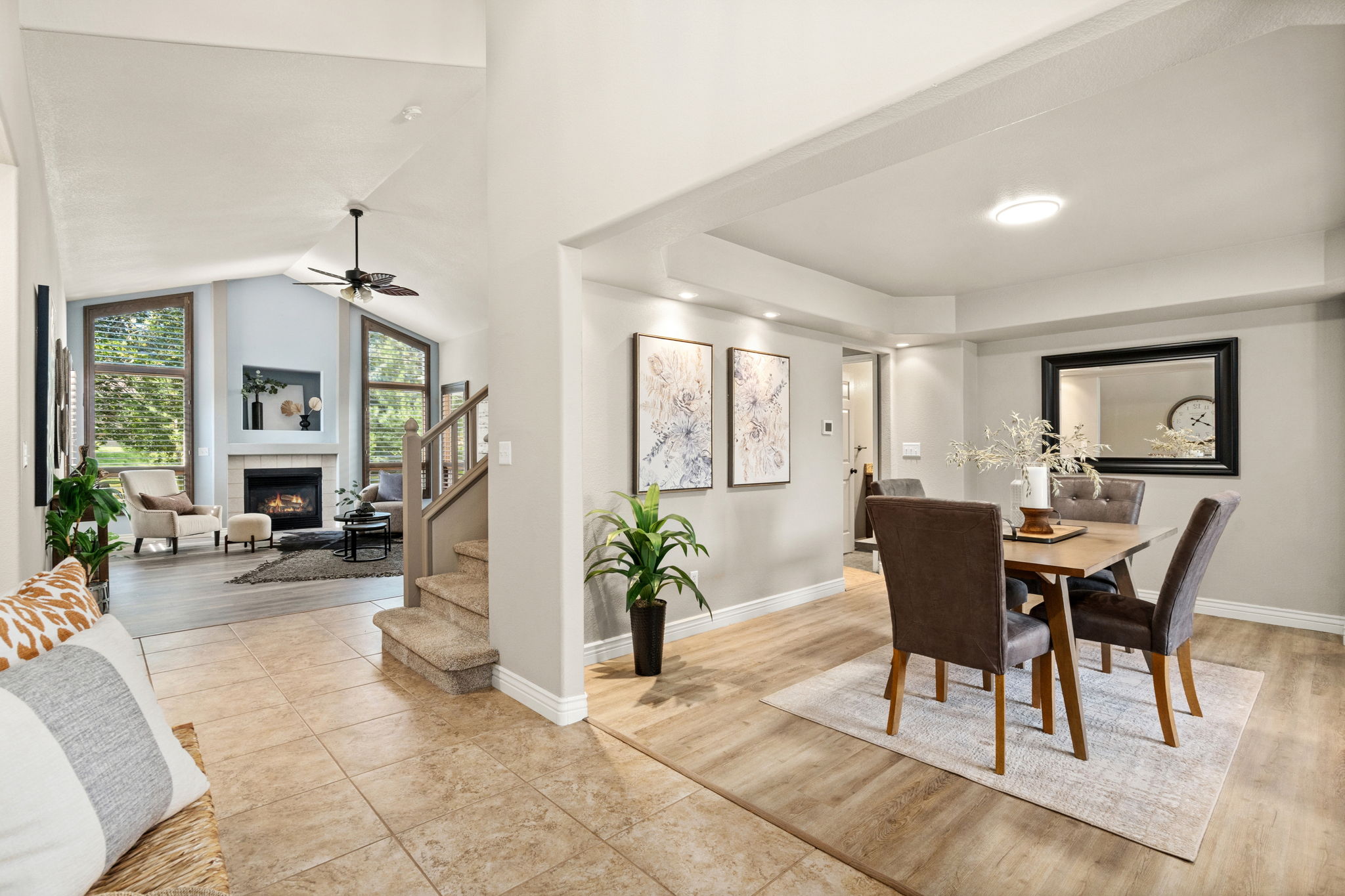 Beautiful bonus space with windows overlooking the front walk could be used for a formal dining room, office, or additional living room - how will you use it?
