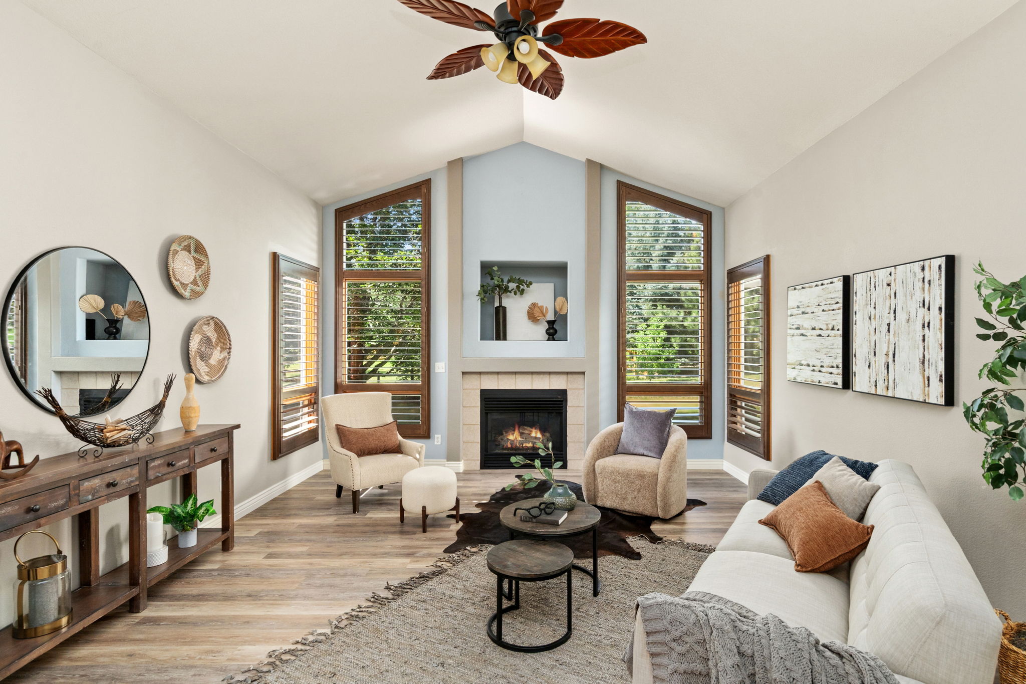 The main living room is such a fabulous gathering area in the home.