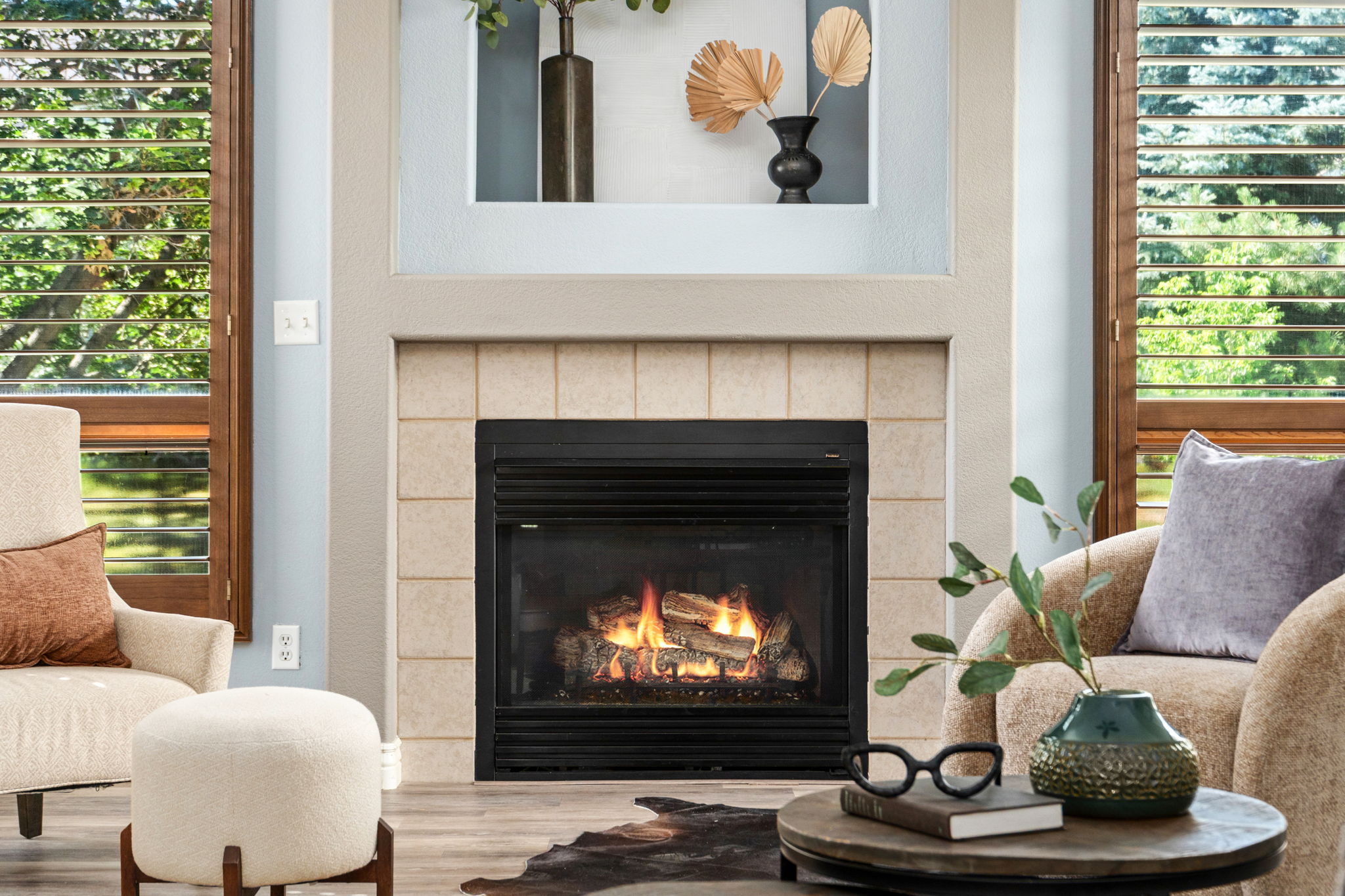 Gas fireplace