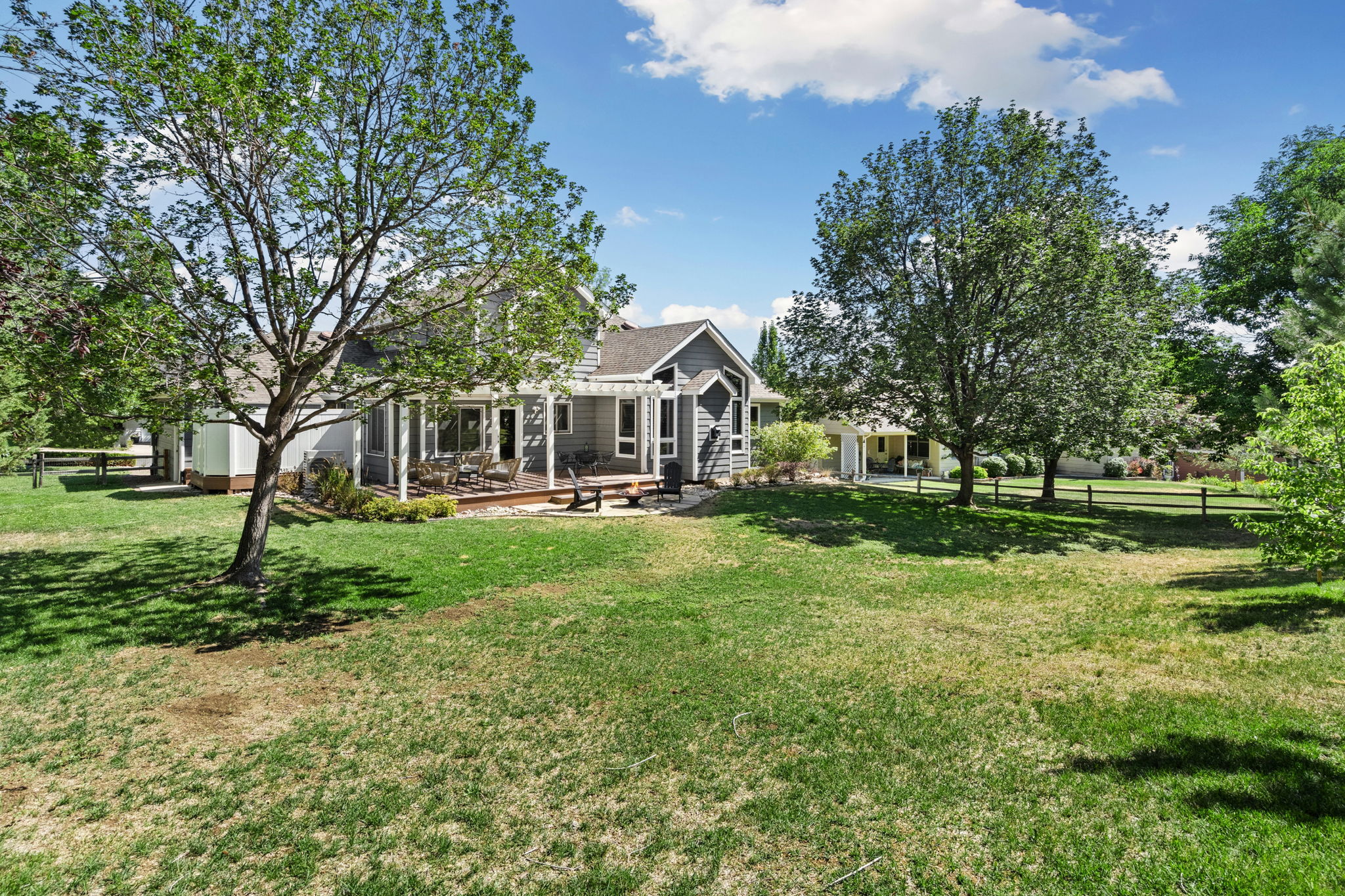What a desirable lot that provides space and privacy within the Eagle Tree subdivision of Provincetowne.