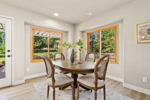 All the windows really do allow outdoor living to be part of the indoor experience.