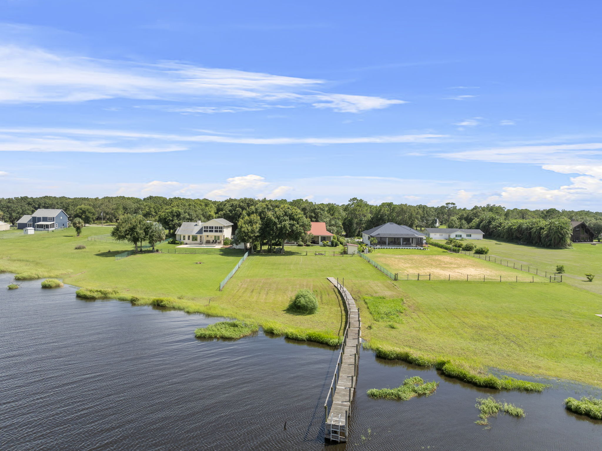 Aerial View of Dock