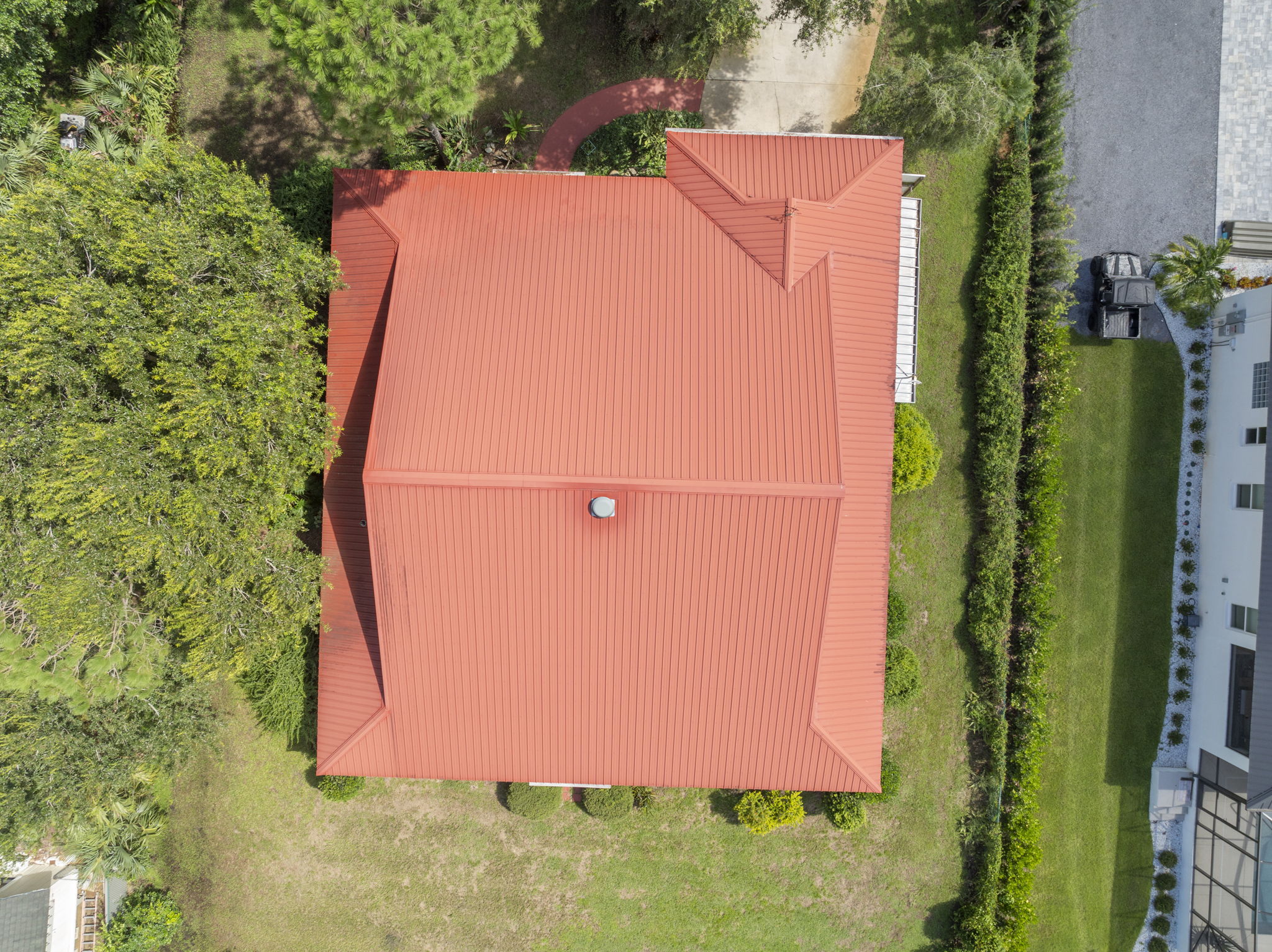 Bird's Eye View of Roof