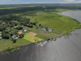 Aerial View of Home (lot lines)