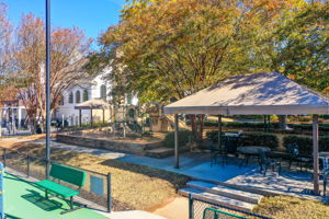 79 Aerial Community Clubhouse w Outdoor Dining Area