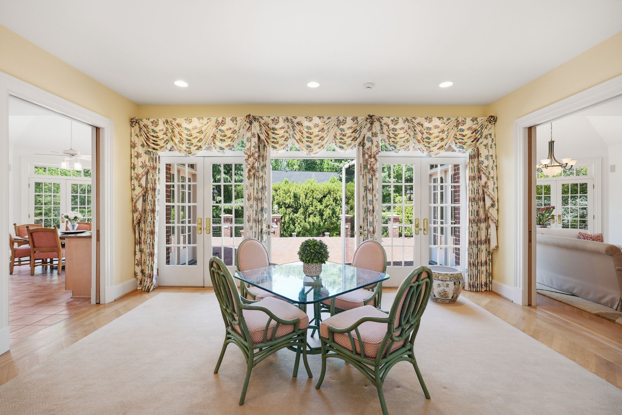 Sun Room open to Rear Patio and Pool