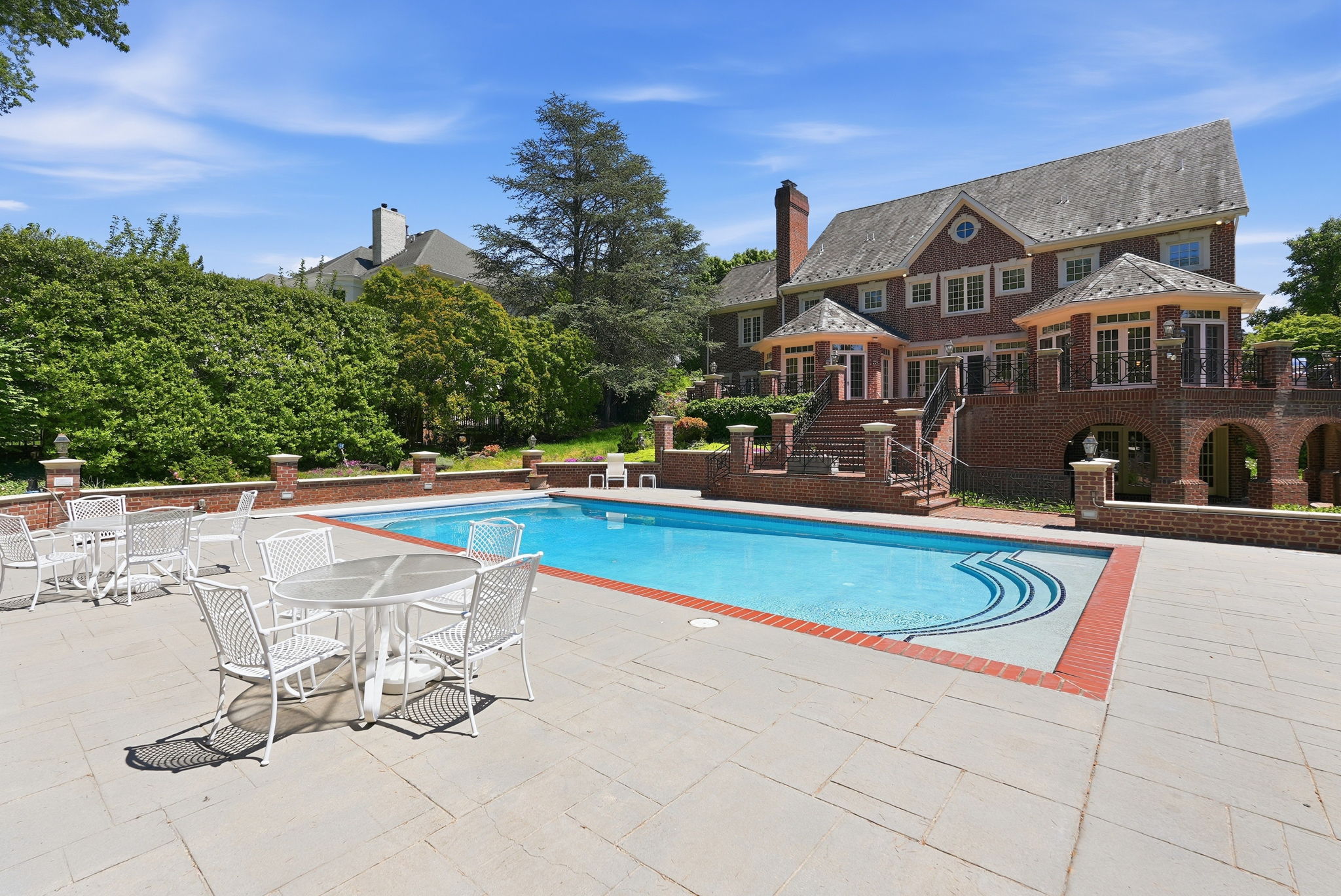 Oversized Pool and Entertainment Area