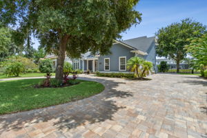 Front Large Paver Driveway