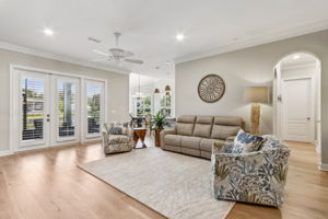 Great Room New Wood Floors