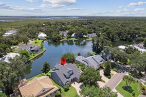 Aerial View to Amelia Island