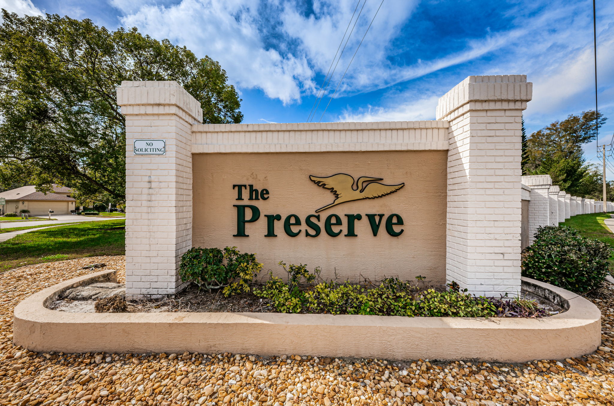 2-The Preserve Entry Sign