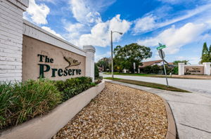 1-The Preserve Entry Sign