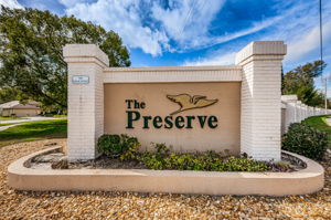 2-The Preserve Entry Sign