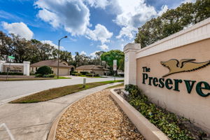 16-The Preserve Entry Sign