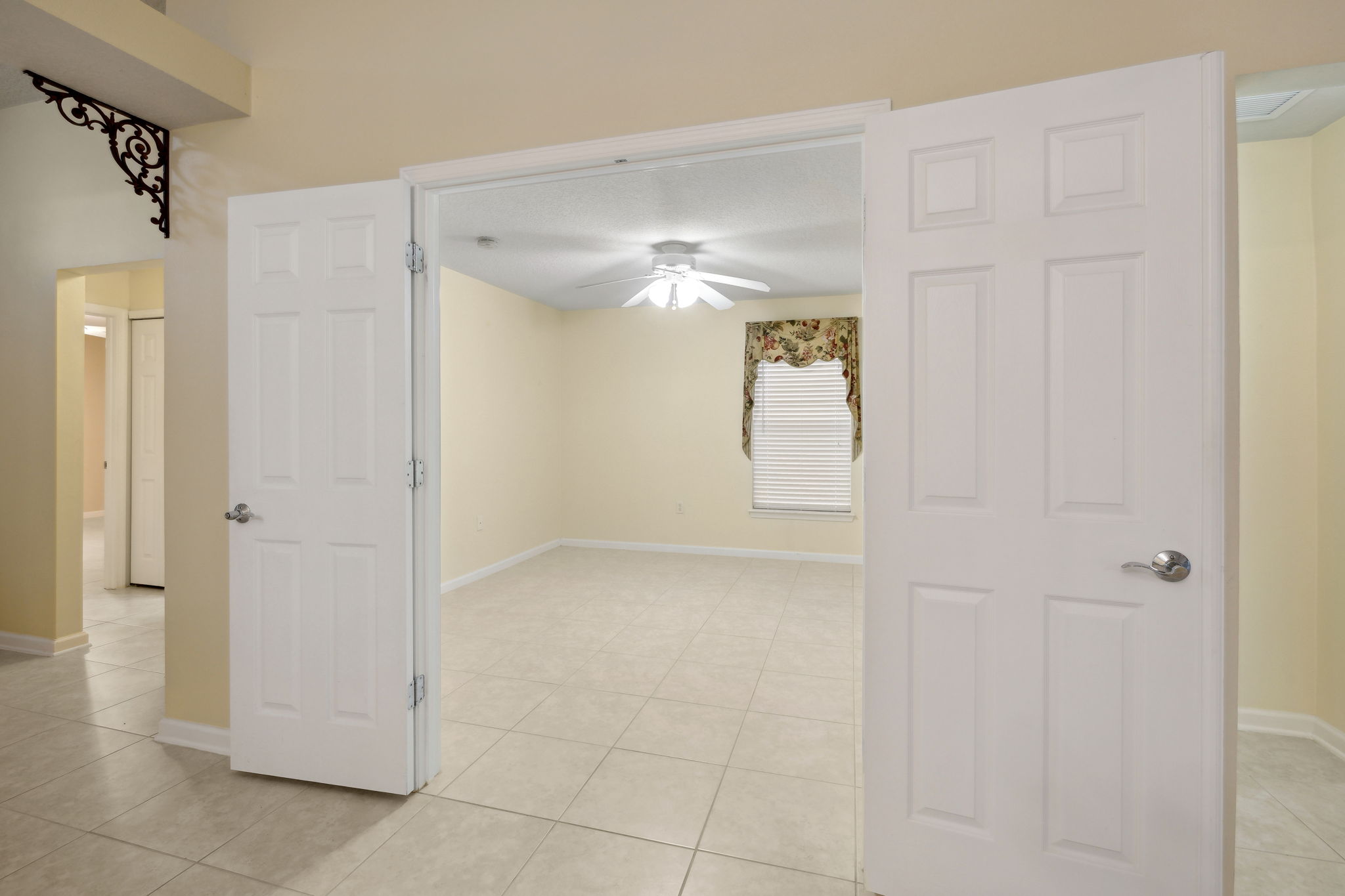 Den/Flex Room with Double Door Entry