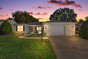 Twilight Front Elevation