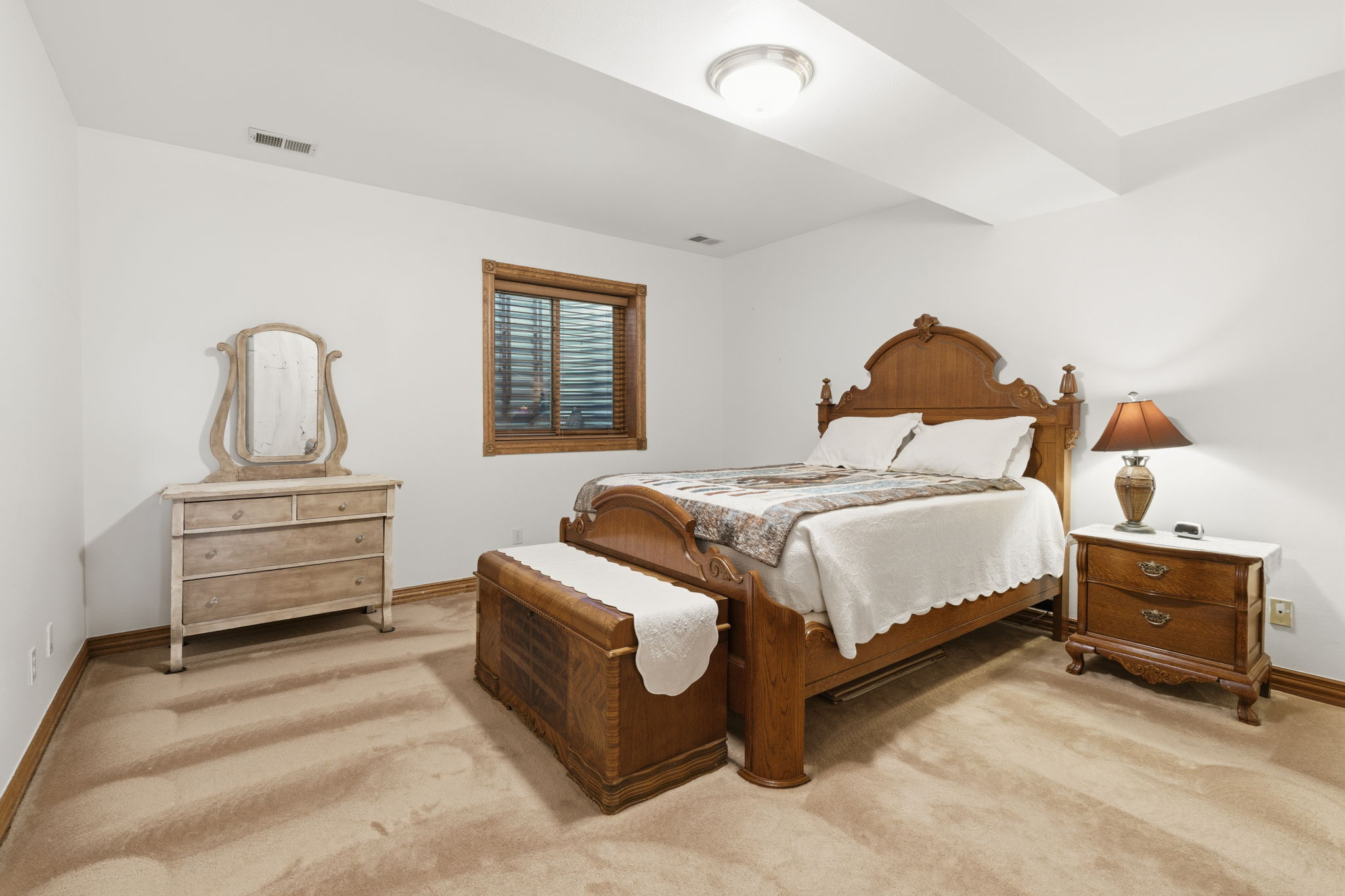 1 of 2 lower level bedrooms.