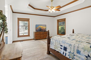 Oversized primary bedroom