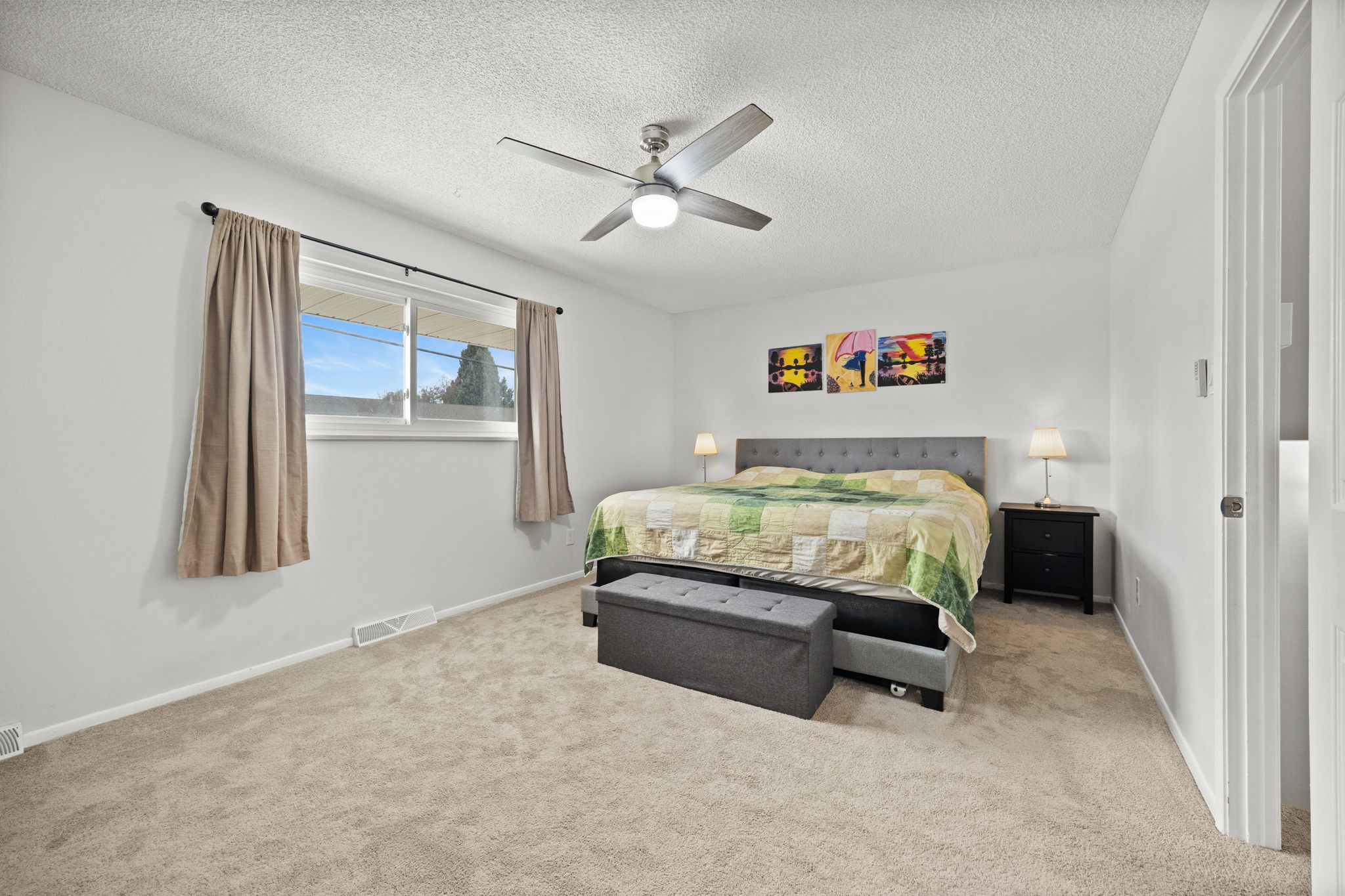 Ceiling fans in every room